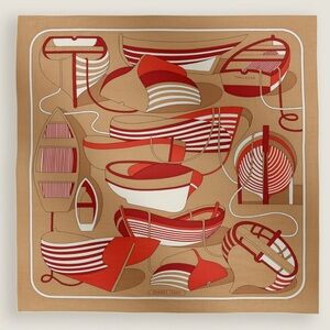 Authentic Hermès "Thalassa" scarf/shawl